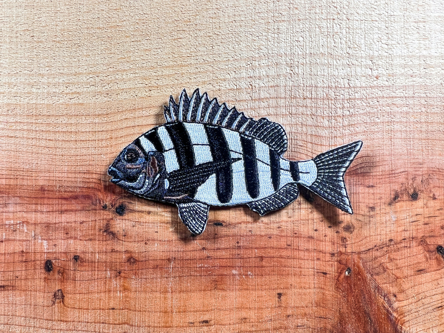 Saltwater Fish Patch Set of 5 | Redfish, Tarpon, Mahi, Snook, Sheepshead | High-Quality Embroidered Iron-On Patches