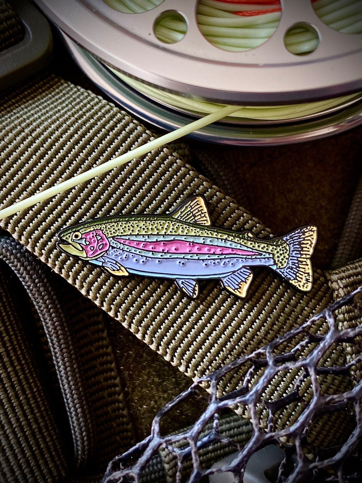 Rainbow Trout Enamel Pin