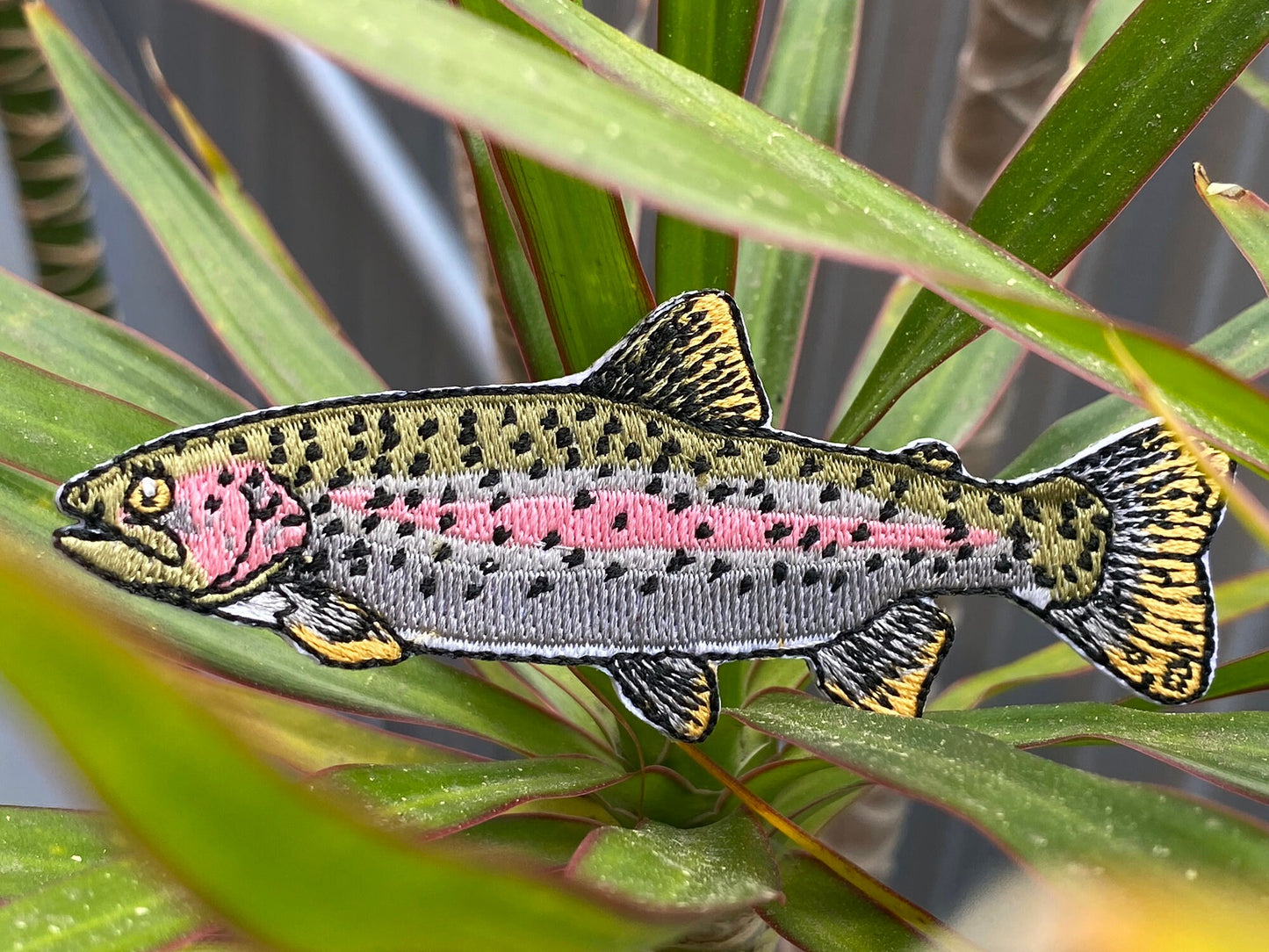 Rainbow Trout Patch (Purple/Green)