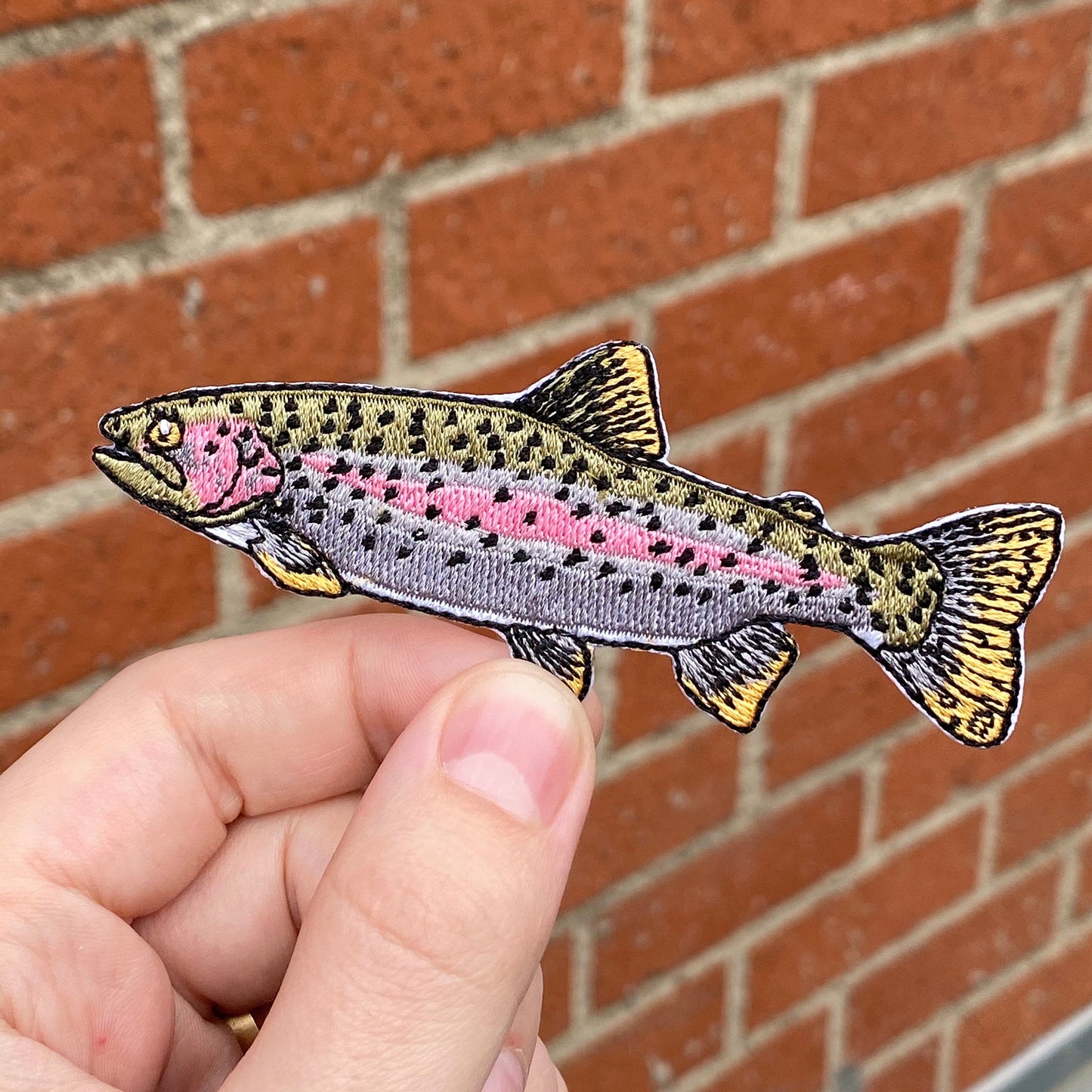 Rainbow Trout Patch (Purple/Green)