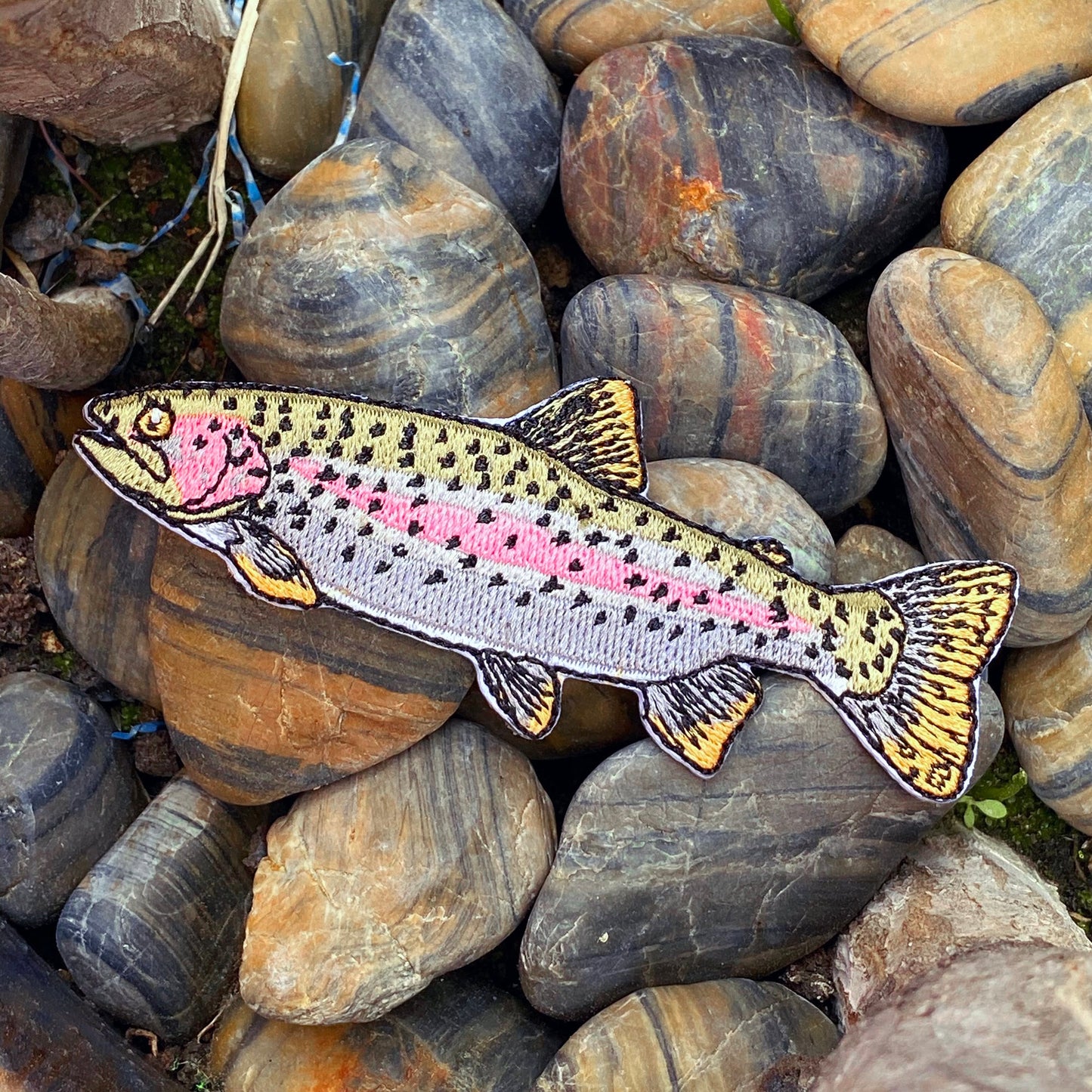 Rainbow Trout Patch (Purple/Green)