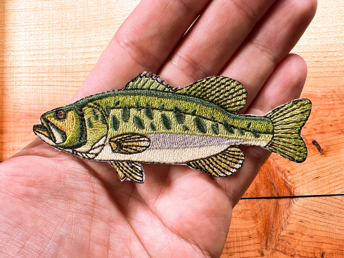 Freshwater Patch Set of 5 | Largemouth Bass, Bluegill, Pike, Smallmouth Bass, Walleye