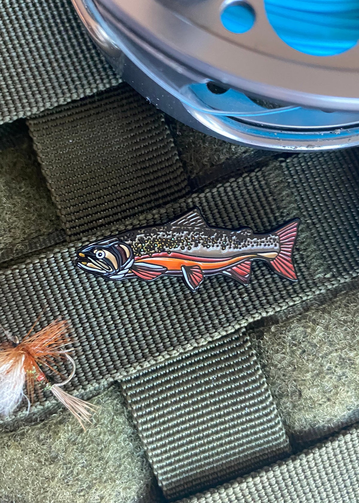 Brook Trout Enamel Pin | Quality Fishing Pin | Fly Fishing Gift