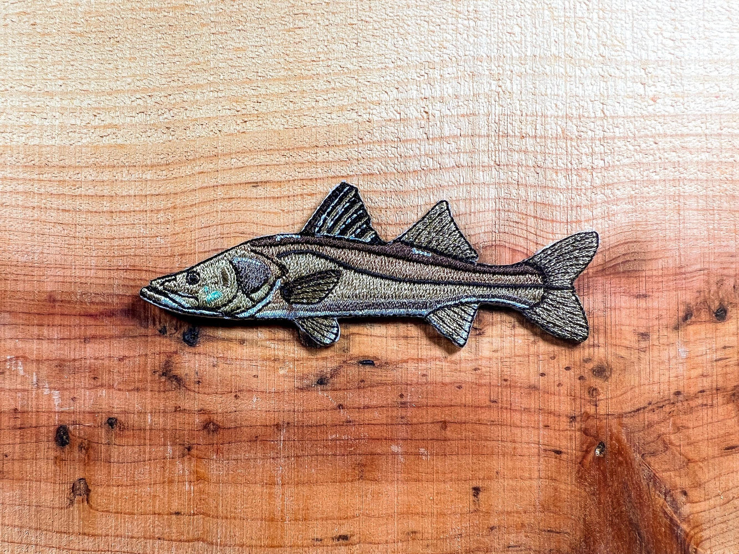 Saltwater Fish Patch Set of 5 | Redfish, Tarpon, Mahi, Snook, Sheepshead | High-Quality Embroidered Iron-On Patches