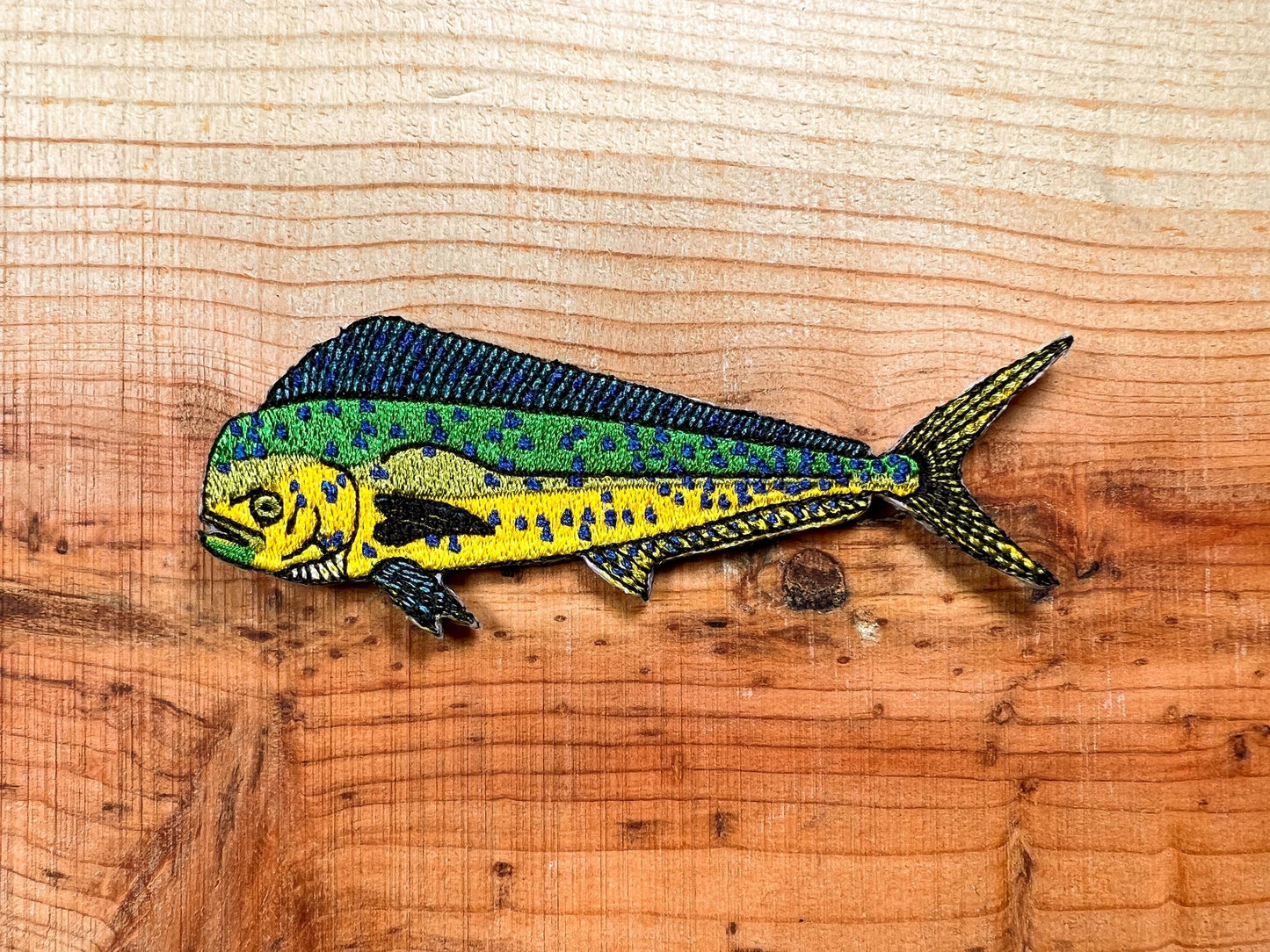 Saltwater Fish Patch Set of 5 | Redfish, Tarpon, Mahi, Snook, Sheepshead | High-Quality Embroidered Iron-On Patches
